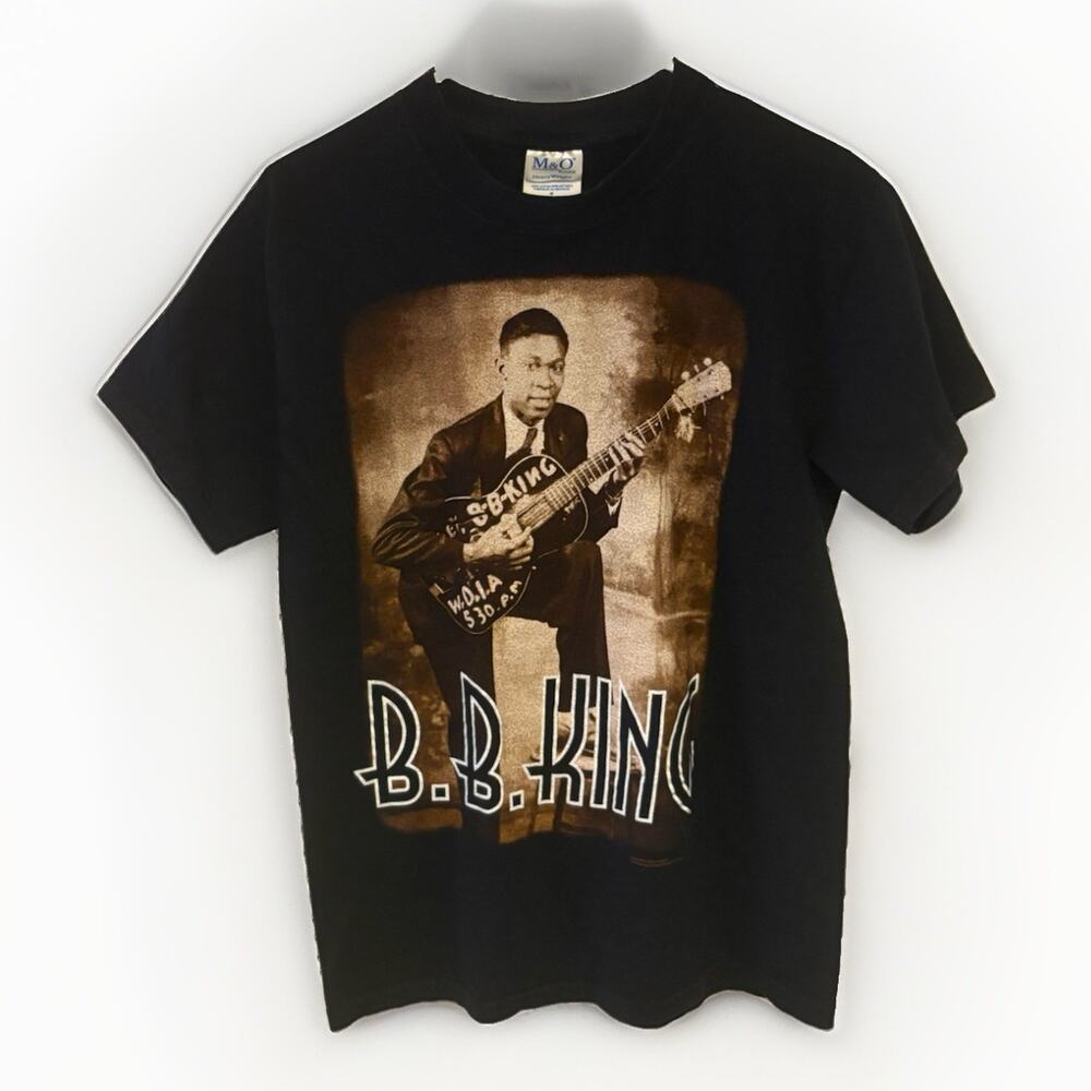 B.B. King Sepia Swing Club Tour Black T-Shirt Size M Original Blues Music